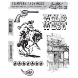 Stampers Anonymous Cling Stamps Wild West (CMS109)