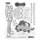 Ranger Dylusions It's All in The Mind Cling Stamps (DYR10025)