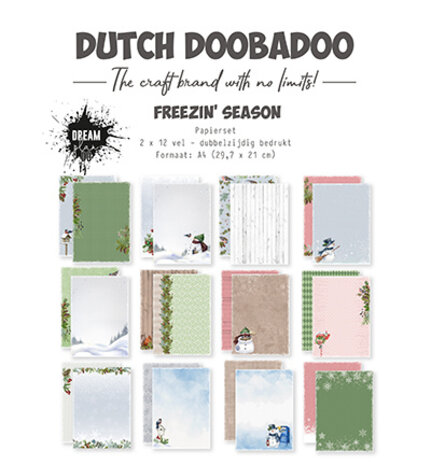 Dutch Doobadoo Freezin' Season A4 Paper Pack (473.005.074) Dutch Doobadoo Freezin' Season A4 Paper Pack (473.005.074)