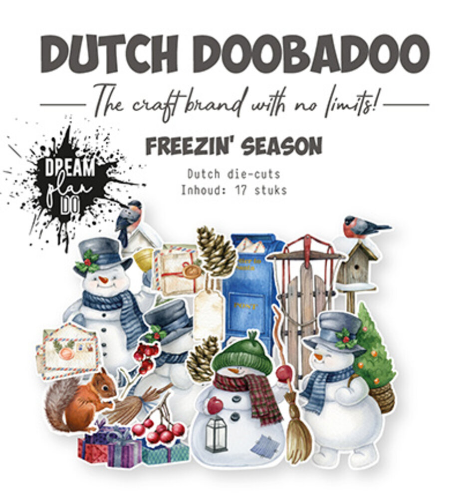 Dutch Doobadoo Dutch Die-Cuts Freezin' Season (474.007.057) Dutch Doobadoo Dutch Die-Cuts Freezin' Season (474.007.057)