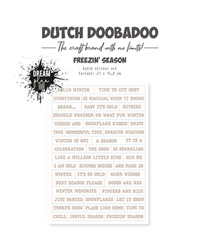 Dutch Doobadoo Dutch Sticker Art A5 Freezin' Season (491.200.033) Dutch Doobadoo Dutch Sticker Art A5 Freezin' Season (491.200.033)