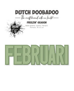 Dutch Doobadoo Dutch Planner Stencil Februari (470.784.362) Dutch Doobadoo Dutch Planner Stencil Februari (470.784.362)