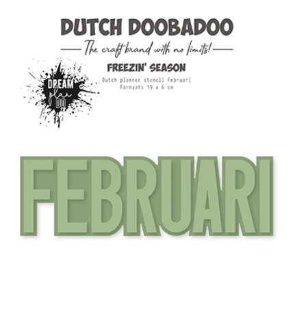 Dutch Doobadoo Dutch Planner Stencil Februari (470.784.362) Dutch Doobadoo Dutch Planner Stencil Februari (470.784.362)
