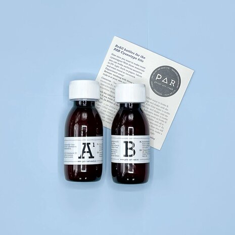 PAR DIY Cyanotype Kit – Navulling 2x 100ml PAR DIY Cyanotype Kit – Navulling 2x 100ml