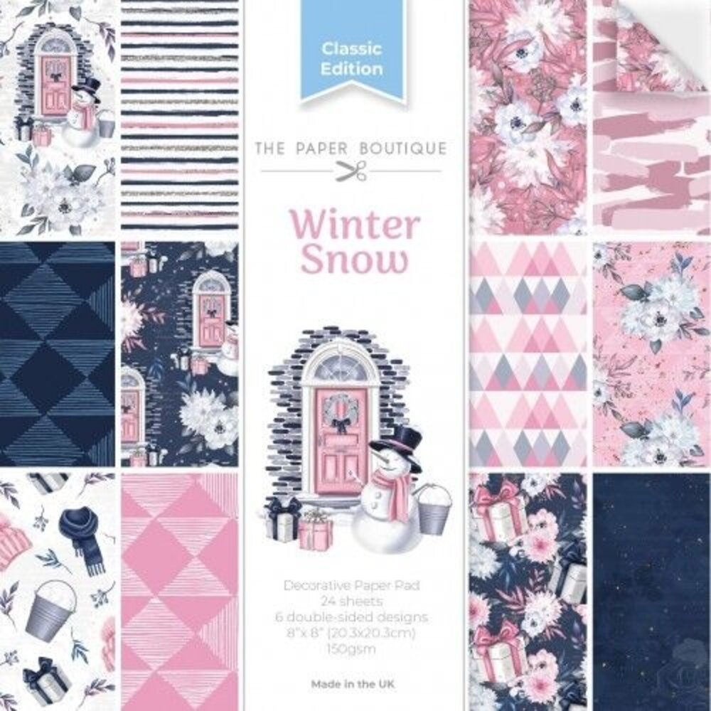 The Paper Boutique Winter Snow 8x8 Inch Decorative Paper Pad (PB2142) The Paper Boutique Winter Snow 8x8 Inch Decorative Paper Pad (PB2142)