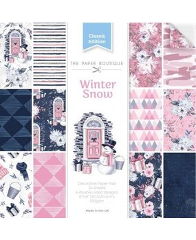 The Paper Boutique Winter Snow 8x8 Inch Decorative Paper Pad (PB2142) The Paper Boutique Winter Snow 8x8 Inch Decorative Paper Pad (PB2142)