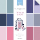 The Paper Boutique Winter Snow 8x8 Inch Colour Card Pad (PB2145)