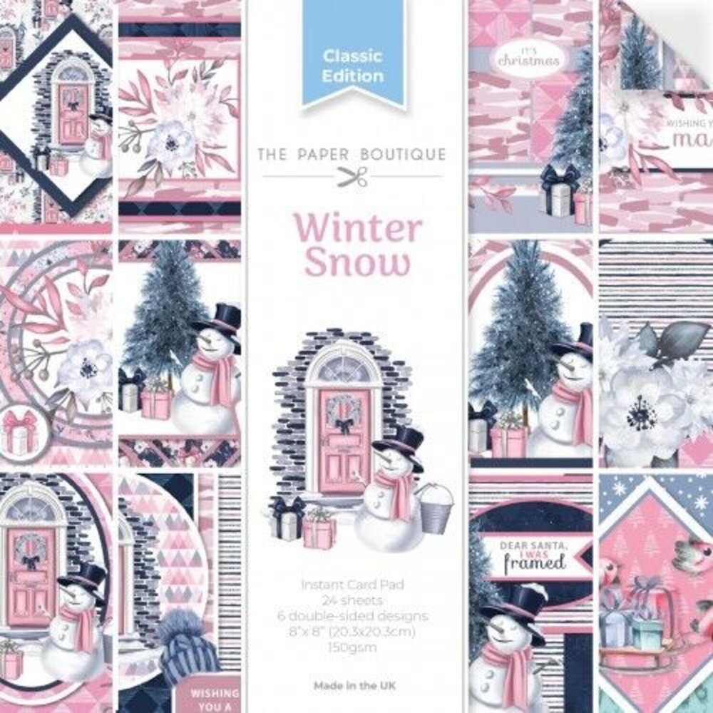 The Paper Boutique Winter Snow 8x8 Inch Instant Card Pad (PB2147) The Paper Boutique Winter Snow 8x8 Inch Instant Card Pad (PB2147)