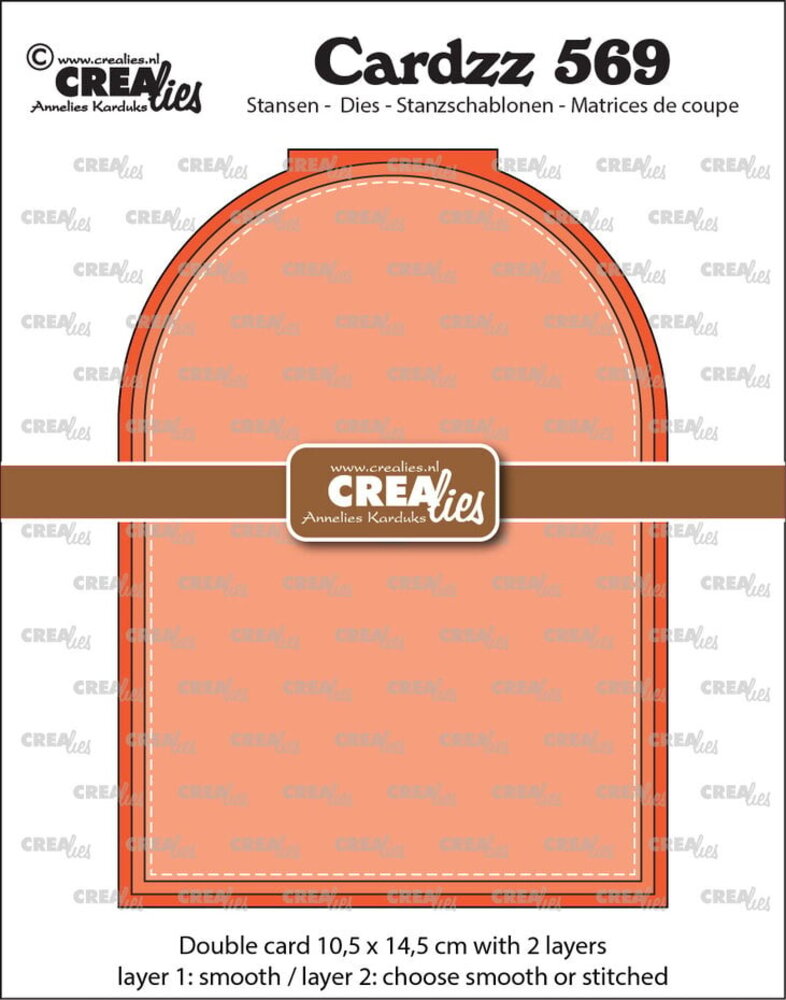 Crealies Cardzz Dies Double Card Arch (CLCZ569) Crealies Cardzz Dies Double Card Arch (CLCZ569)