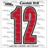 Crealies Cardzz Dies Numbers 1 & 2 (CLCZ212)