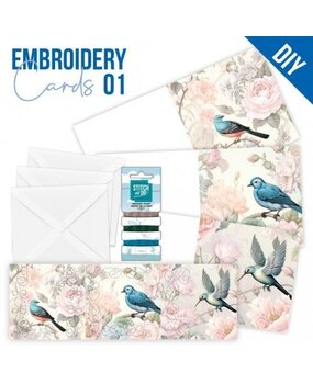 Find It Trading Stitch and Do Embroidery Cards Blue Birds (STDOPP001) Find It Trading Stitch and Do Embroidery Cards Blue Birds (STDOPP001)