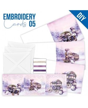 Find It Trading Stitch and Do Embroidery Cards Purple Christmas (STDOPP005) Find It Trading Stitch and Do Embroidery Cards Purple Christmas (STDOPP005)