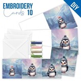 Find It Trading Stitch and Do Embroidery Cards Cute Penguins (STDOPP010)