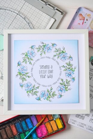 Sizzix Lisa Jones Clear Stamps Wildflower Botanicals (666870)