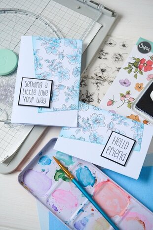 Sizzix Lisa Jones Clear Stamps Wildflower Botanicals (666870)