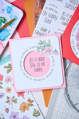 Sizzix Lisa Jones Clear Stamps Wildflower Botanicals (666870)