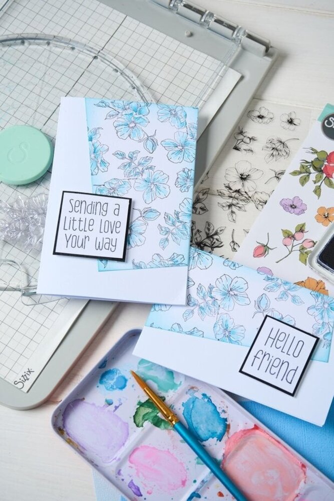 Sizzix Lisa Jones Clear Stamps Sending a Little Love Set (666883) Sizzix Lisa Jones Clear Stamps Sending a Little Love Set (666883)