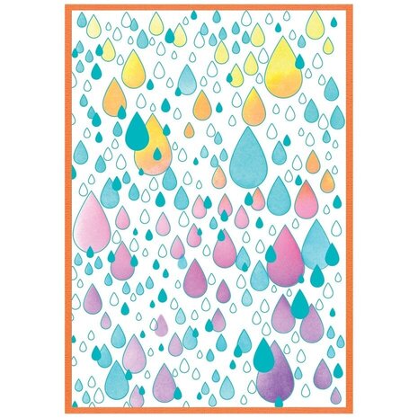 Sizzix Stacey Park Clear Stamps with Stencils Drip Drip Drop (666836) Sizzix Stacey Park Clear Stamps with Stencils Drip Drip Drop (666836)