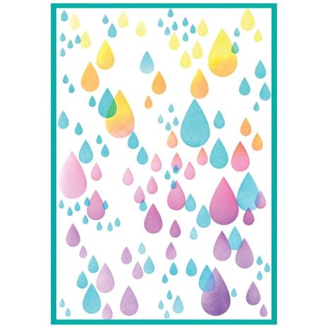 Sizzix Stacey Park Clear Stamps with Stencils Drip Drip Drop (666836) Sizzix Stacey Park Clear Stamps with Stencils Drip Drip Drop (666836)