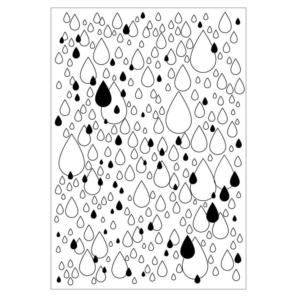 Sizzix Stacey Park Clear Stamps with Stencils Drip Drip Drop (666836) Sizzix Stacey Park Clear Stamps with Stencils Drip Drip Drop (666836)