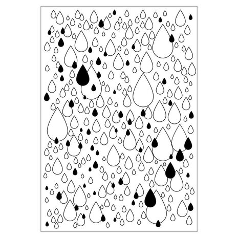 Sizzix Stacey Park Clear Stamps with Stencils Drip Drip Drop (666836) Sizzix Stacey Park Clear Stamps with Stencils Drip Drip Drop (666836)