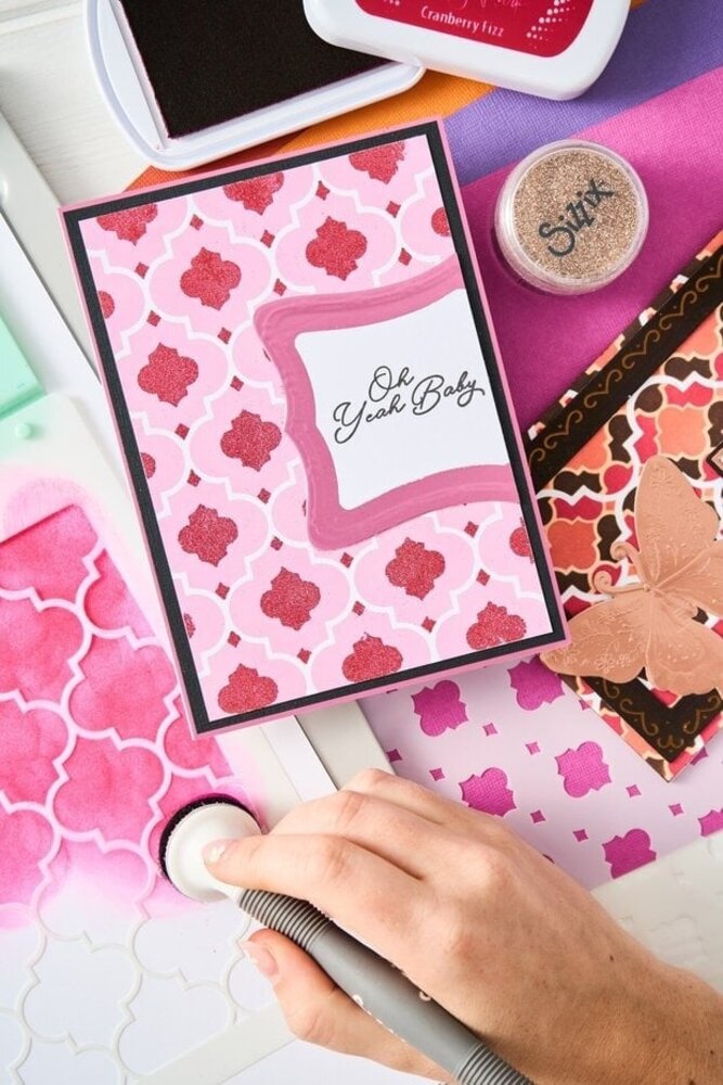 Sizzix Stacey Park Layered Stencils Textures From Afar (666818) Sizzix Stacey Park Layered Stencils Textures From Afar (666818)