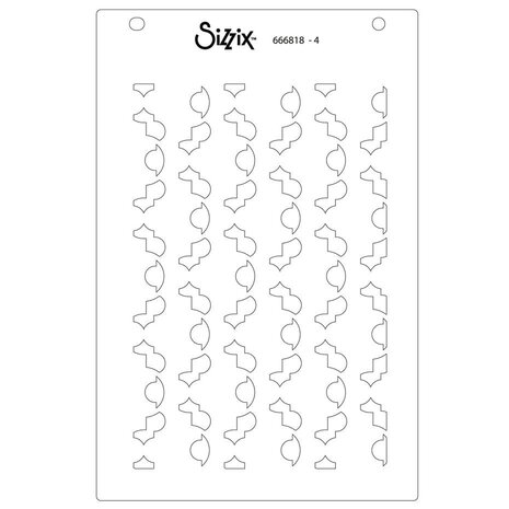 Sizzix Stacey Park Layered Stencils Textures From Afar (666818) Sizzix Stacey Park Layered Stencils Textures From Afar (666818)