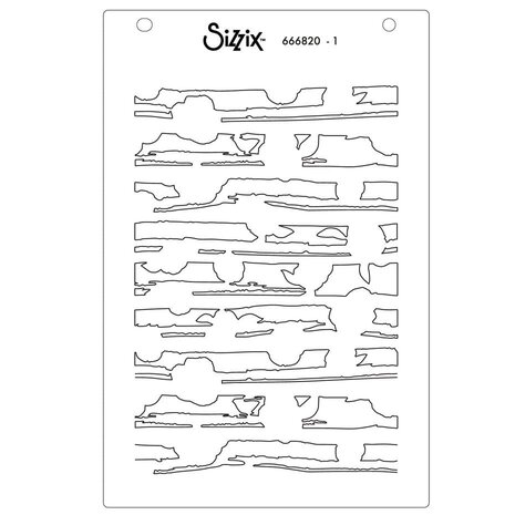 Sizzix Stacey Park Layered Stencils Serene Sophisticate #2 (666820) Sizzix Stacey Park Layered Stencils Serene Sophisticate #2 (666820)