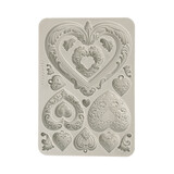 Stamperia Best Sellers Collection Silicon Mould A5 Hearts (KACMA558)