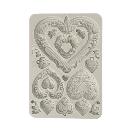 Stamperia Best Sellers Collection Silicon Mould A5 Hearts (KACMA558) Stamperia Best Sellers Collection Silicon Mould A5 Hearts (KACMA558)