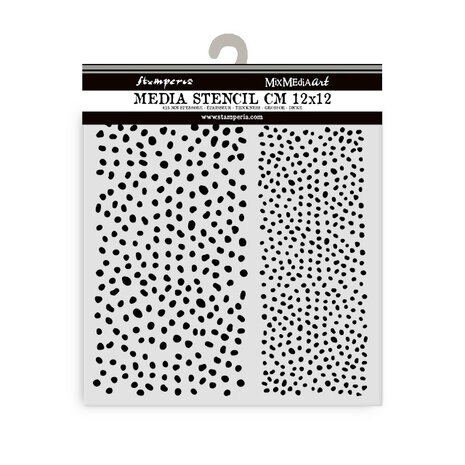 Stamperia Best Sellers Collection Thick Stencil 12x12cm Dots Pattern (KSTDS17) Stamperia Best Sellers Collection Thick Stencil 12x12cm Dots Pattern (KSTDS17)