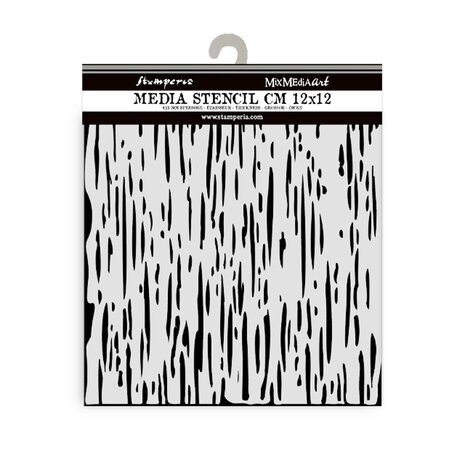 Stamperia Best Sellers Collection Thick Stencil 12x12cm Lines Pattern (KSTDS18) Stamperia Best Sellers Collection Thick Stencil 12x12cm Lines Pattern (KSTDS18)