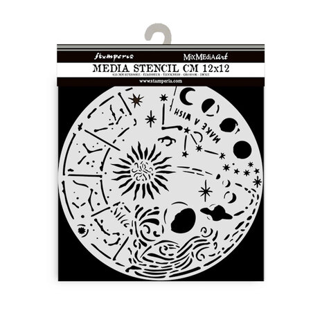 Stamperia Best Sellers Collection Thick Stencil 12x12cm Cosmos Circle (KSTDS21) Stamperia Best Sellers Collection Thick Stencil 12x12cm Cosmos Circle (KSTDS21)