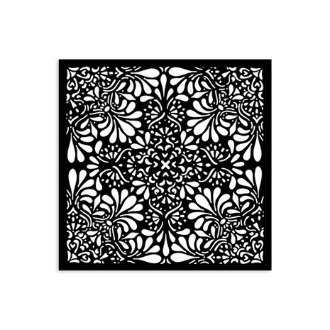 Stamperia Best Sellers Collection Thick Stencil 12x12cm Lace (KSTDS26)