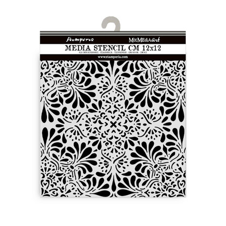 Stamperia Best Sellers Collection Thick Stencil 12x12cm Lace (KSTDS26)