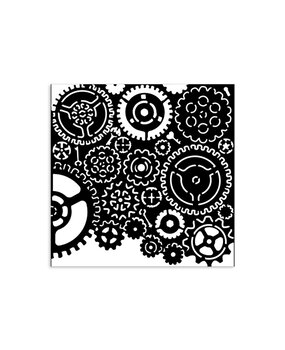 Stamperia Best Sellers Collection Thick Stencil 12x12cm Gears Pattern (KSTDS27) Stamperia Best Sellers Collection Thick Stencil 12x12cm Gears Pattern (KSTDS27)