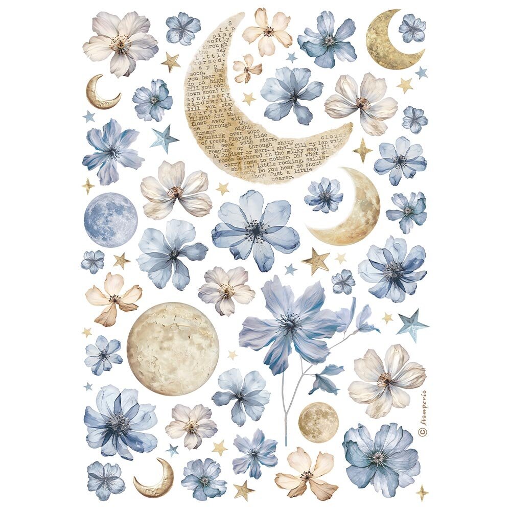 Stamperia Best Sellers Collection A4 Rice Paper Sun and Moon (DFSA4996) Stamperia Best Sellers Collection A4 Rice Paper Sun and Moon (DFSA4996)