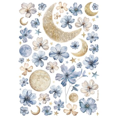 Stamperia Best Sellers Collection A4 Rice Paper Sun and Moon (DFSA4996) Stamperia Best Sellers Collection A4 Rice Paper Sun and Moon (DFSA4996)