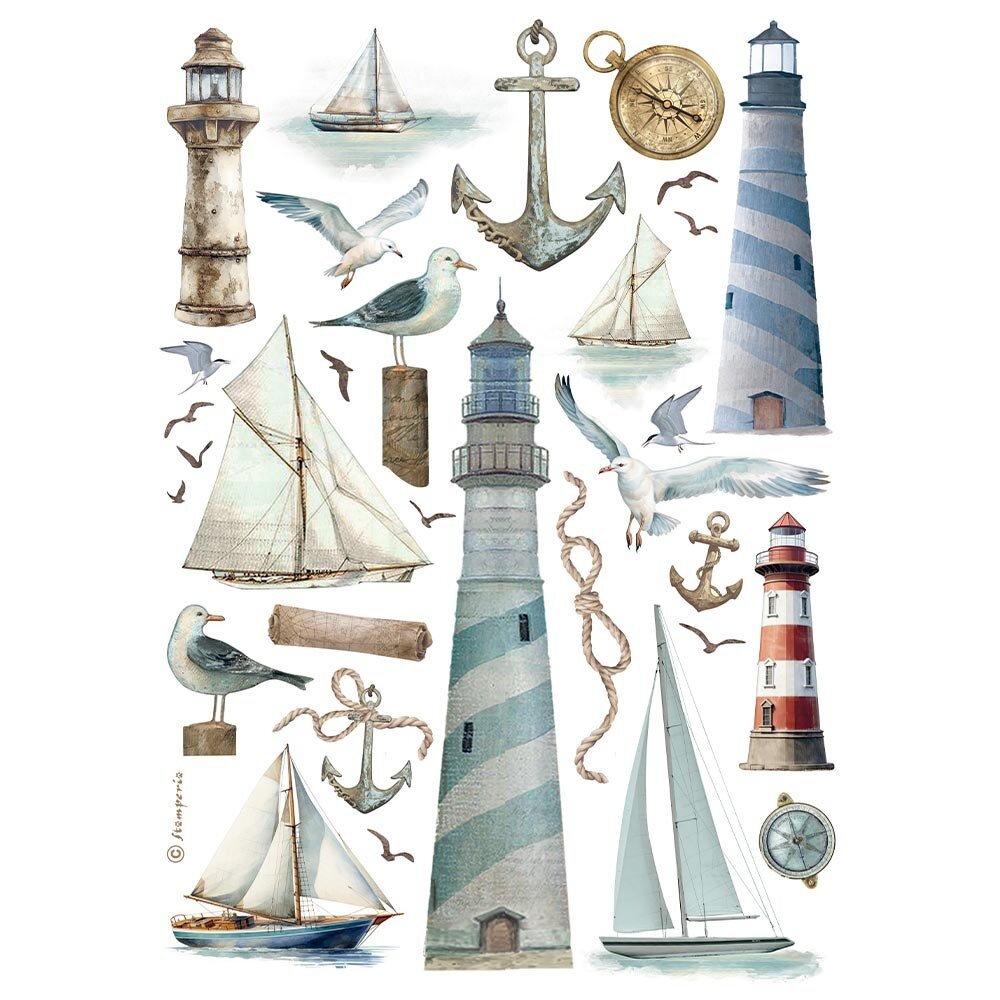 Stamperia Best Sellers Collection A4 Rice Paper Lighthouse (DFSA4997) Stamperia Best Sellers Collection A4 Rice Paper Lighthouse (DFSA4997)