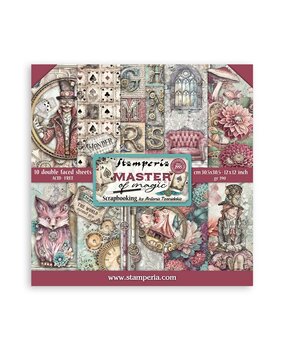 Stamperia Master of Magic 12x12 Inch Paper Pack (SBBL166) Stamperia Master of Magic 12x12 Inch Paper Pack (SBBL166)