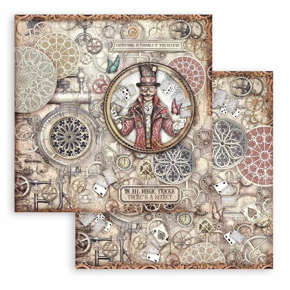 Stamperia Master of Magic 12x12 Inch Paper Pack (SBBL166) Stamperia Master of Magic 12x12 Inch Paper Pack (SBBL166)