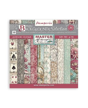 Stamperia Master of Magic Maxi Background 12x12 Inch Paper Pack (SBBL167) Stamperia Master of Magic Maxi Background 12x12 Inch Paper Pack (SBBL167)