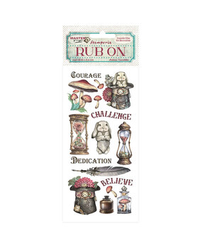 Stamperia Master of Magic Rub-On 4x8,5 Inch Rabbit (DFLRB143) Stamperia Master of Magic Rub-On 4x8,5 Inch Rabbit (DFLRB143)