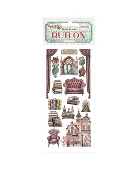 Stamperia Master of Magic Rub-On 4x8,5 Inch House Furnishings (DFLRB146) Stamperia Master of Magic Rub-On 4x8,5 Inch House Furnishings (DFLRB146)
