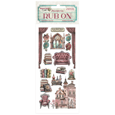 Stamperia Master of Magic Rub-On 4x8,5 Inch House Furnishings (DFLRB146) Stamperia Master of Magic Rub-On 4x8,5 Inch House Furnishings (DFLRB146)