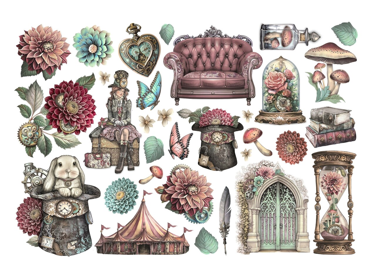 Stamperia Master of Magic Ephemera (DFLCT60) Stamperia Master of Magic Ephemera (DFLCT60)