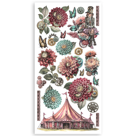 Stamperia Master of Magic Paper Cut-outs (SBBCT09) Stamperia Master of Magic Paper Cut-outs (SBBCT09)