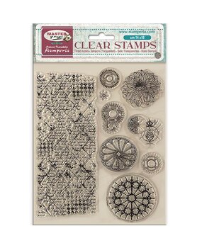 Stamperia Master of Magic Clear Stamps Border and Circles (WTK212) Stamperia Master of Magic Clear Stamps Border and Circles (WTK212)
