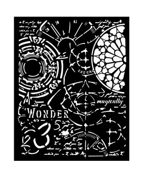 Stamperia Master of Magic Thick Stencil 20x25cm Gothic Texture (KSTD175) Stamperia Master of Magic Thick Stencil 20x25cm Gothic Texture (KSTD175)