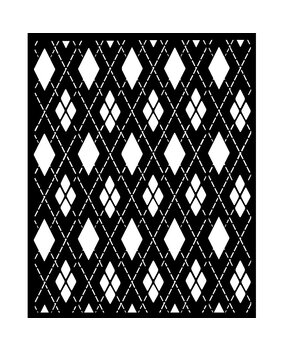 Stamperia Master of Magic Thick Stencil 20x25cm Rhombus Pattern (KSTD176) Stamperia Master of Magic Thick Stencil 20x25cm Rhombus Pattern (KSTD176)